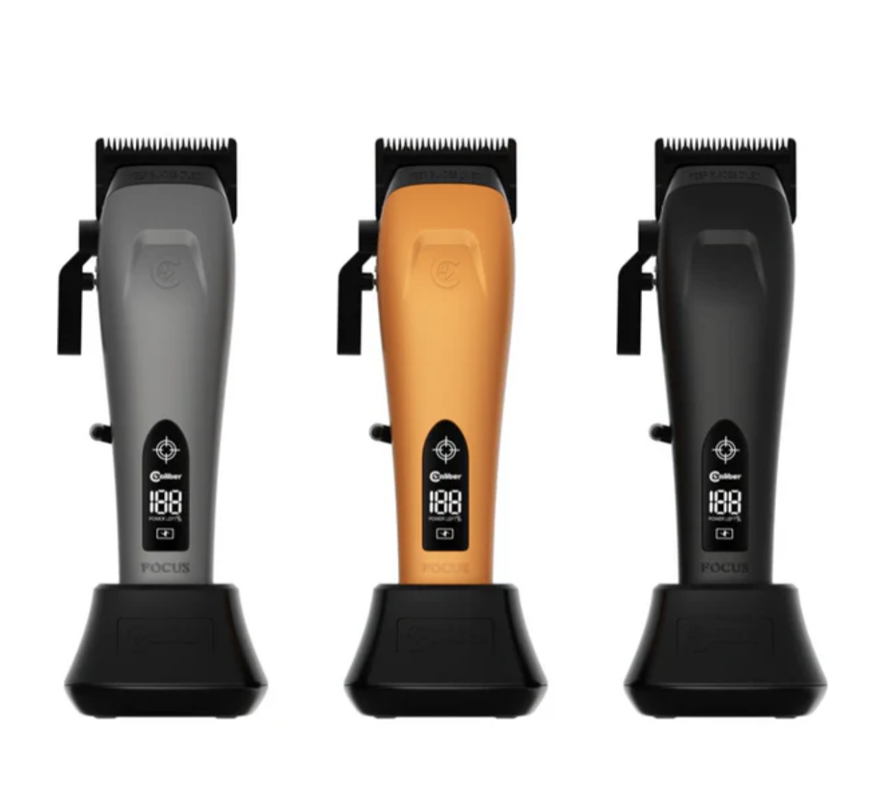 Zastrihávač vlasov Caliber Focus Professional Led tichý barber+zadarmo