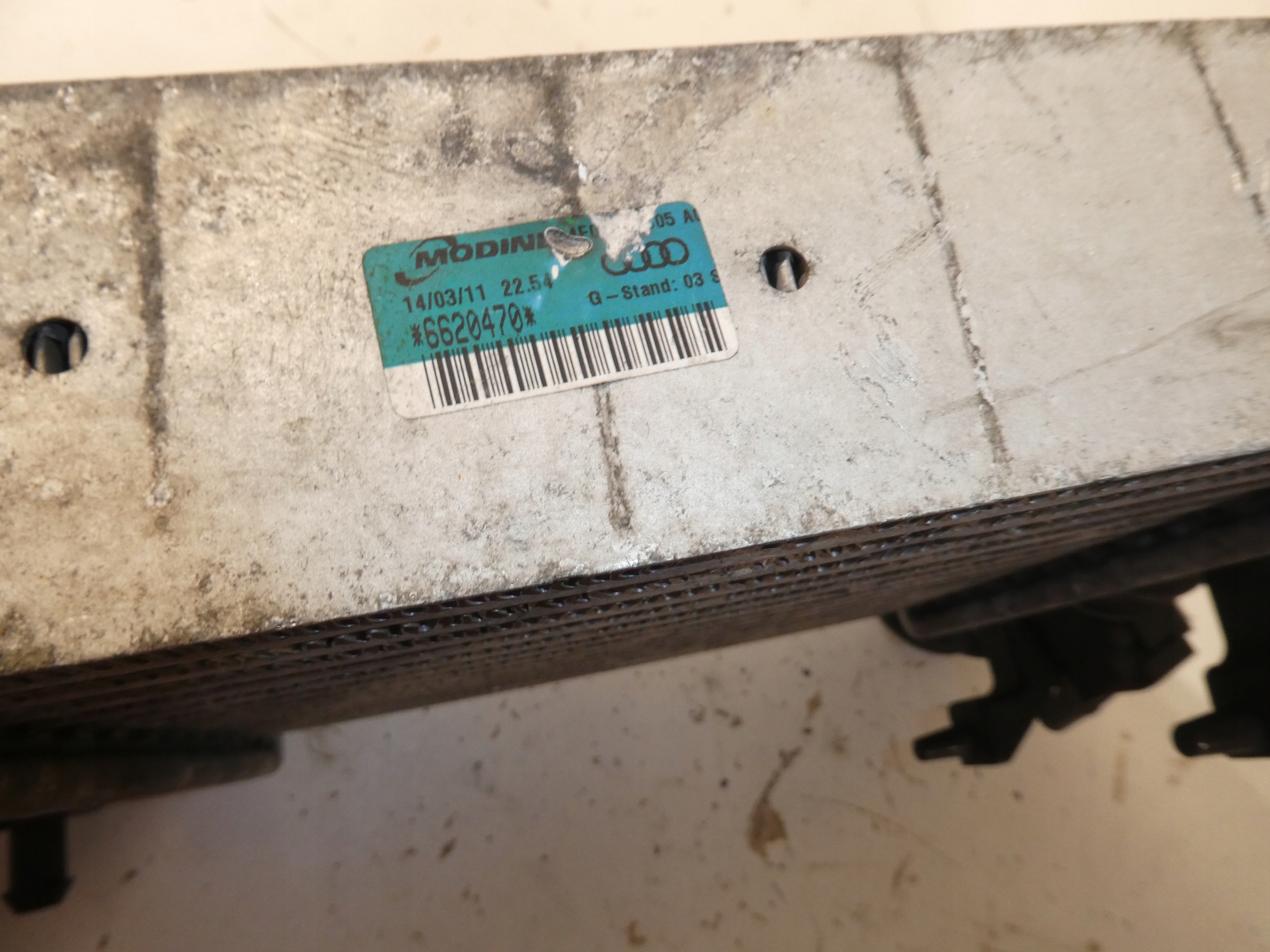 AUDI A6 2.7 3.0TDI intercooler radiator 4F0145805