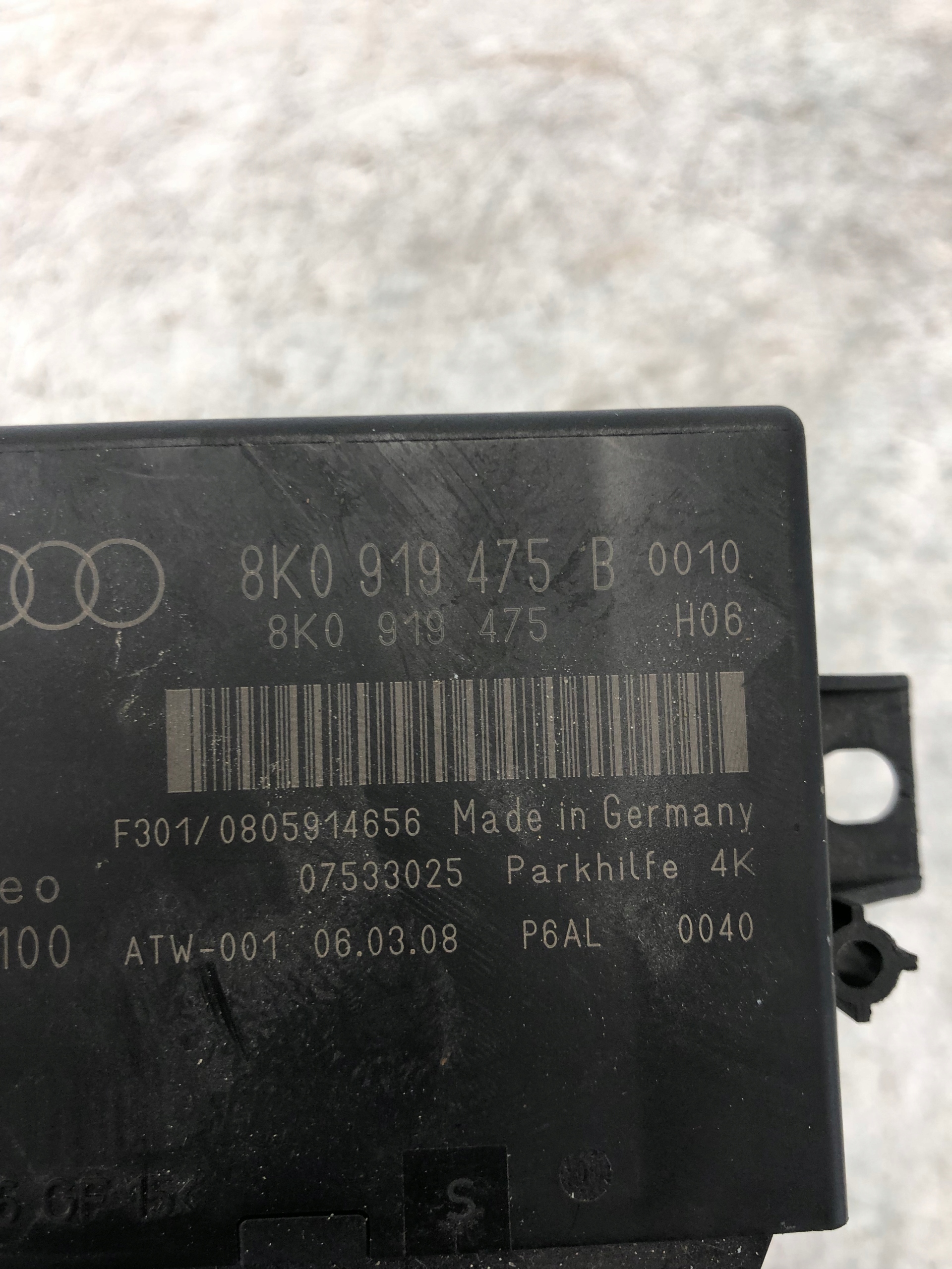 modulo parcheggio PDC AUDI A5 COUPE 8K0919475B