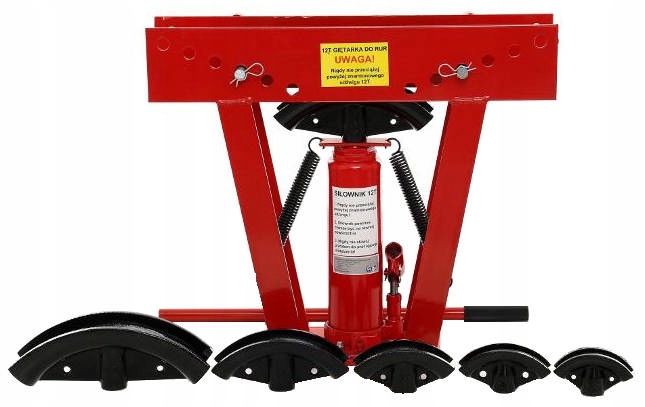 Hydraulická ohýbačka rúr, lis na ohýbanie 16T, 8 profilov 1/2" 3"