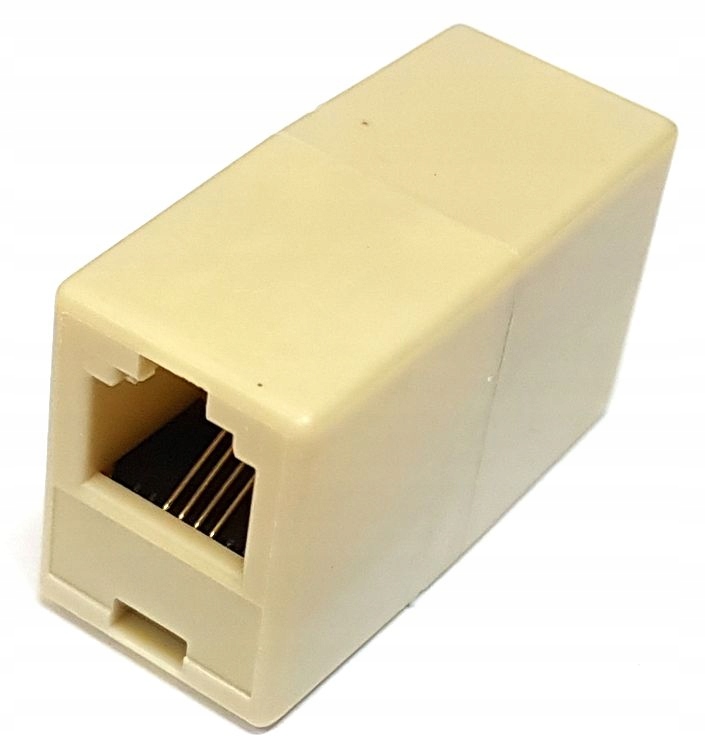 Adapter łącznik złączka przejście 2x gniazdo 6p4c RJ11