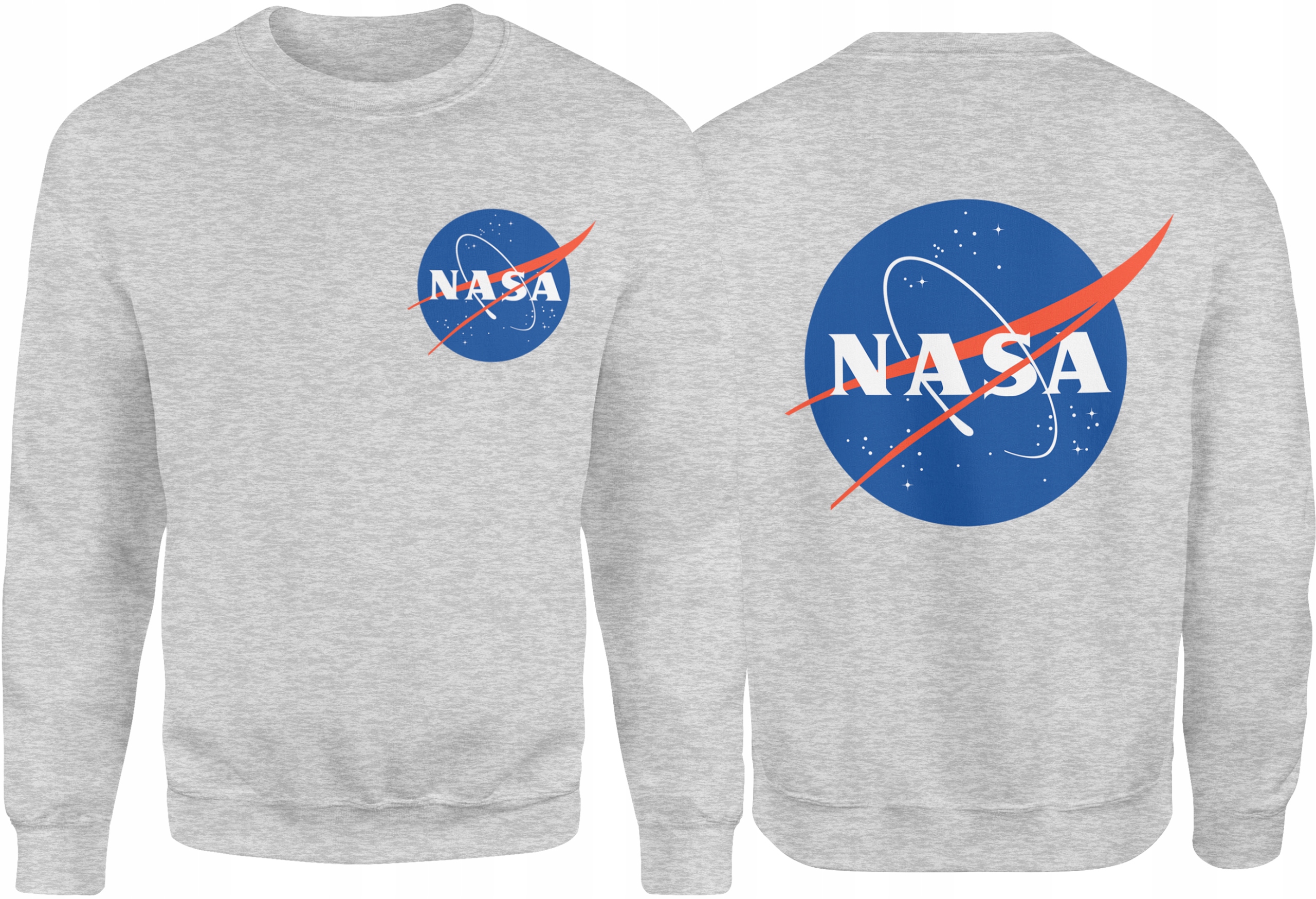 

Męska Bluza Nasa Rozmiar XL Bawełniana Szara