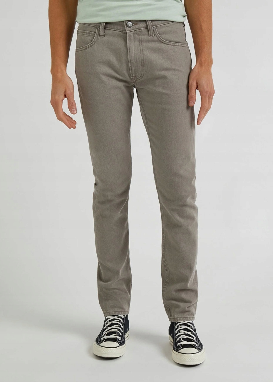 LEE LUKE MĘSKIE SPODNIE MATERIAŁOWE W31 L32 Marka Lee