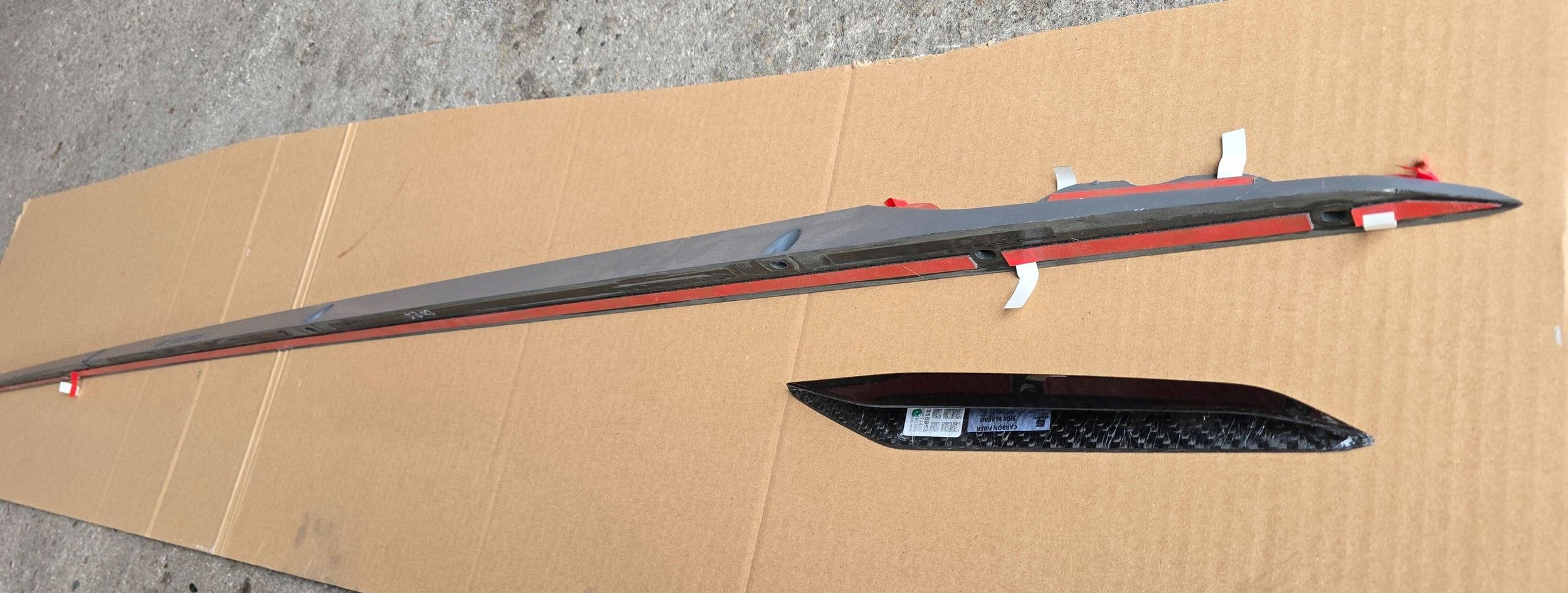 Seat Leon III Cupra R (5F) left moulding threshold carbon