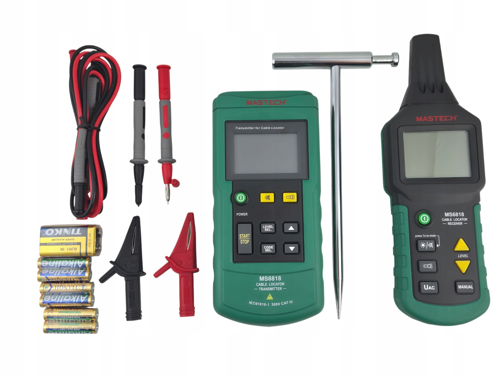 Lokalizator Przewodów Miernik Zabezpieczeń Detektor Mastech MS6818