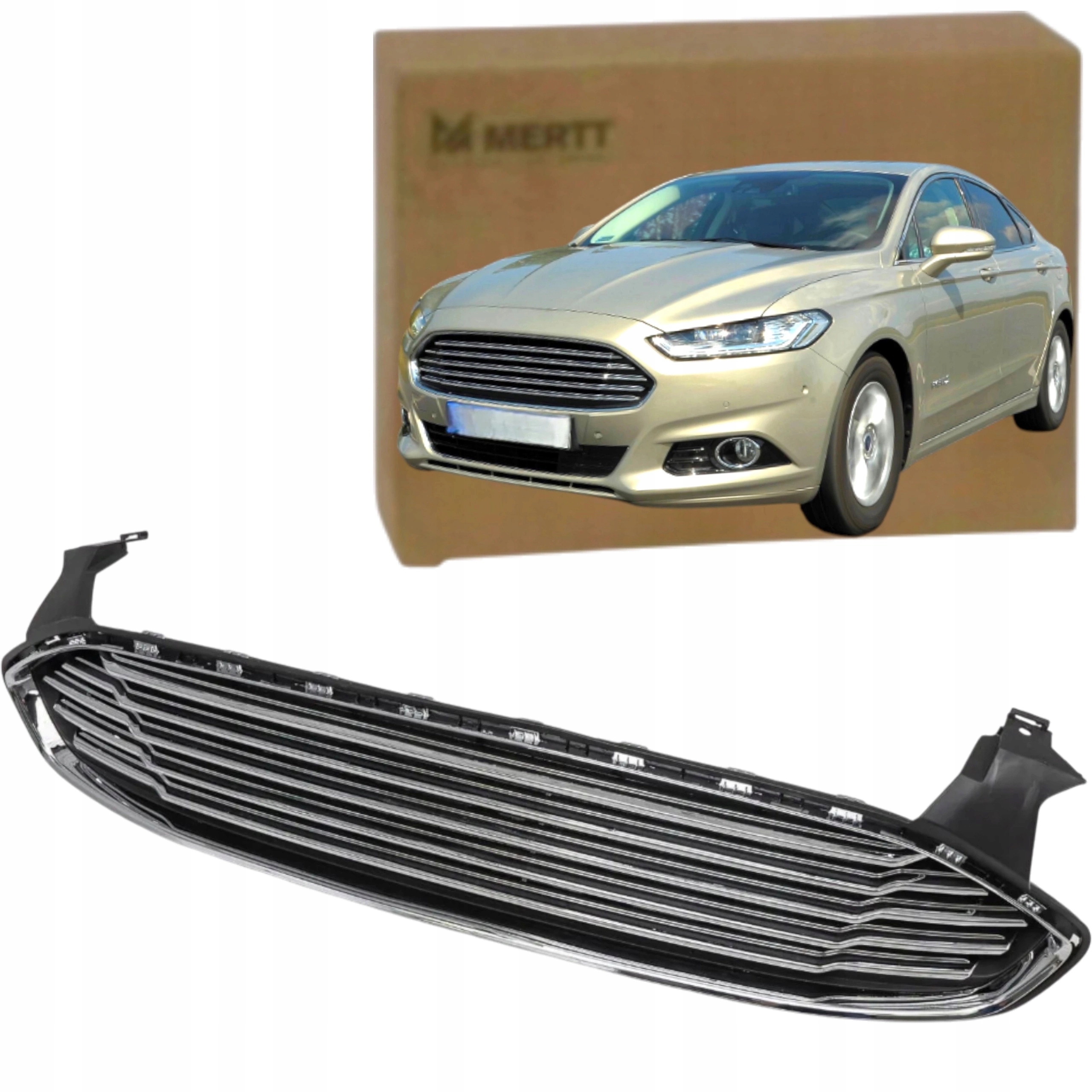 Atrapa chladiče Grill Přední 1868543 Chrom Ford Mondeo V Fusion 2014-2019