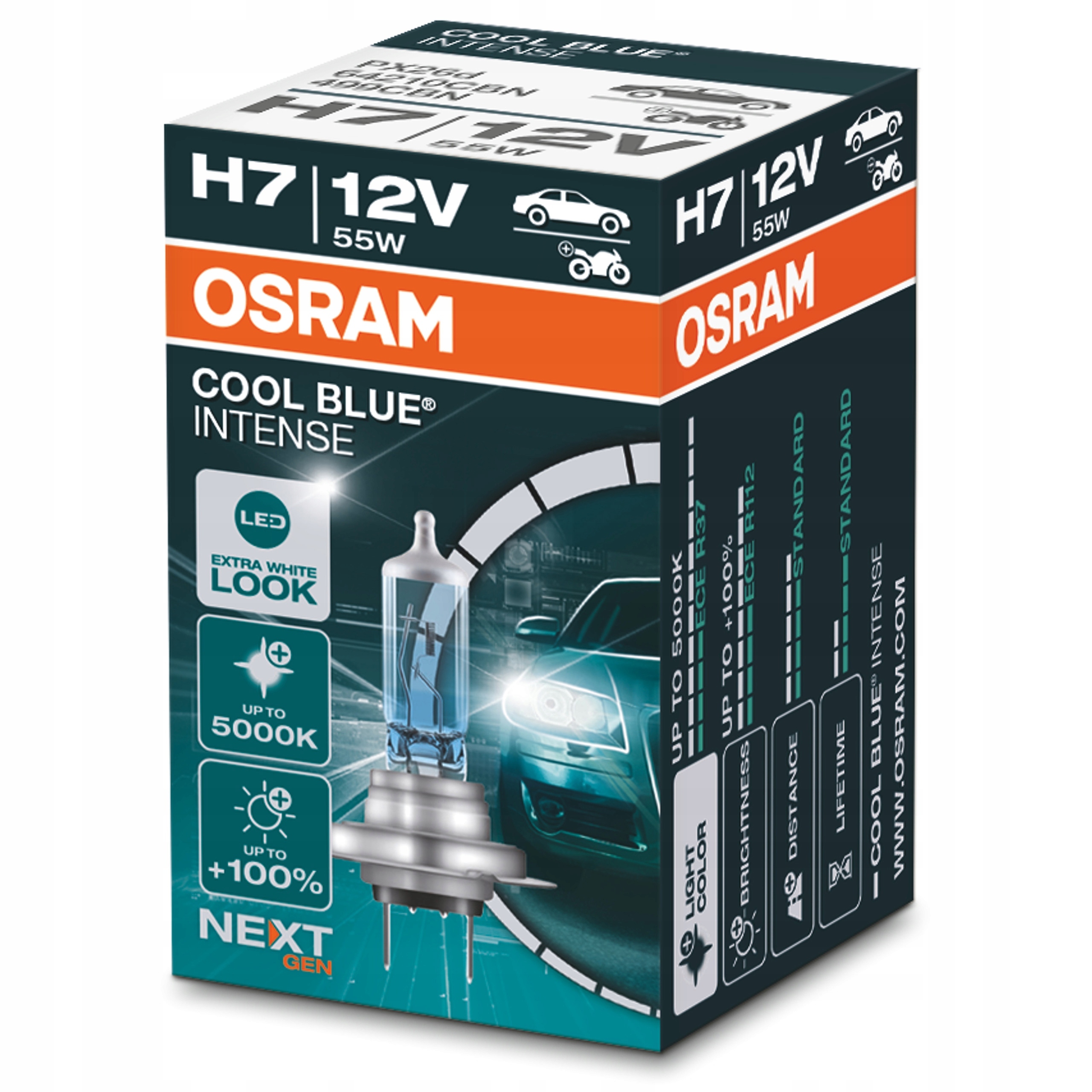 

Osram H7 Cool Blue Intense NextGen Nowa Generacja