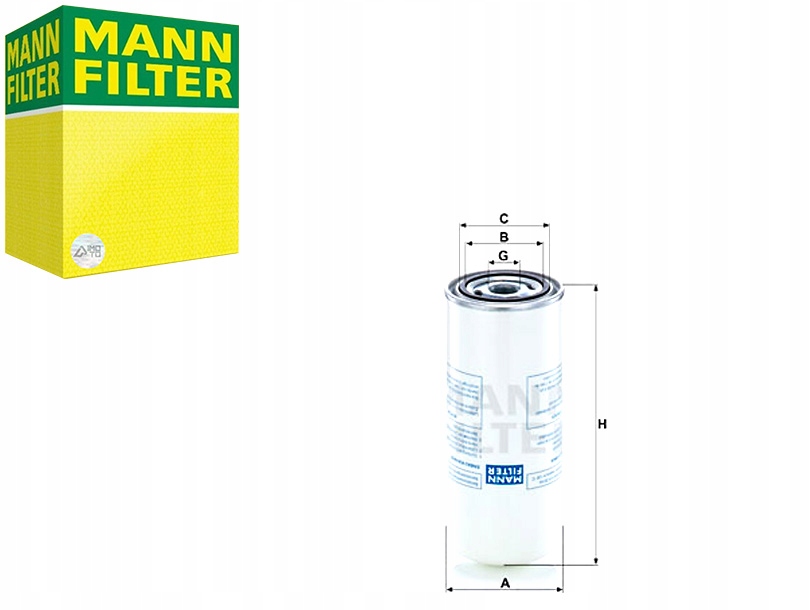 Olejový Filter Agro Mann-filter