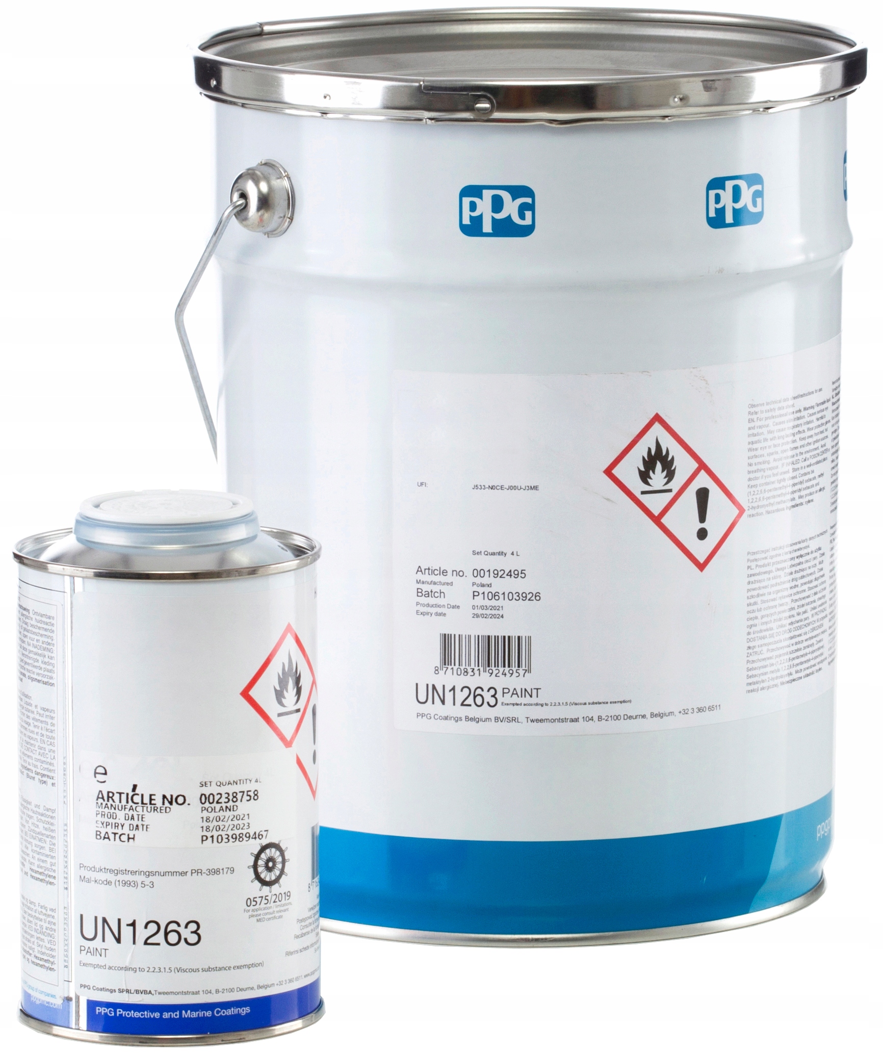 

Farba Okrętowa bramy,ogrodzenia 4L Ral 6001zielona