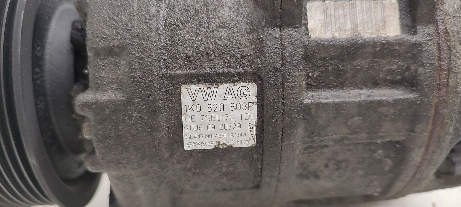 compressor of the air conditioning compressor; Audi A3 8P LIFT 3D 1,6 FSI