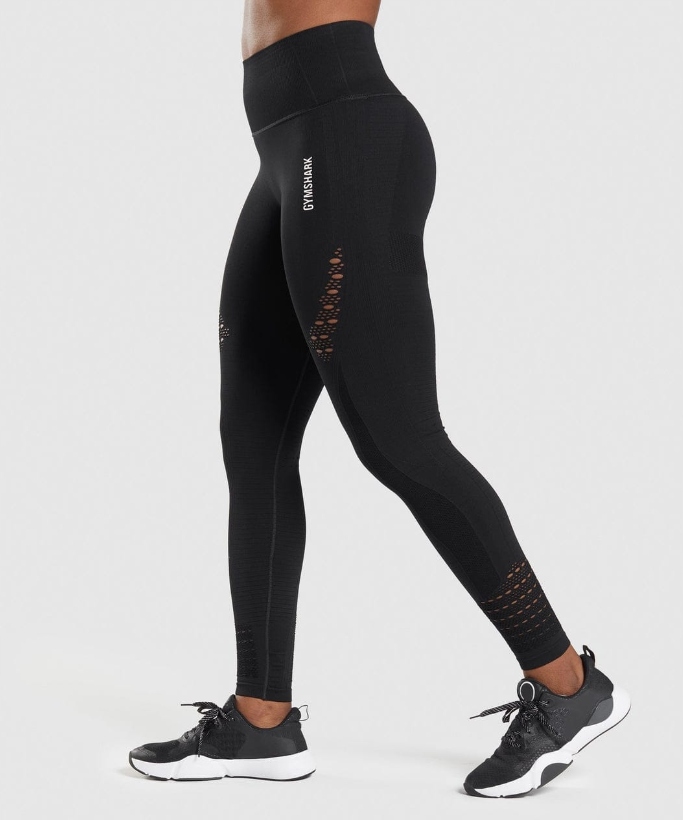 GYMSHARK LEGGINSY SPORTOWE DŁUGIE CZARNE XS 0Z3G7_C* Kod producenta GLLG5040