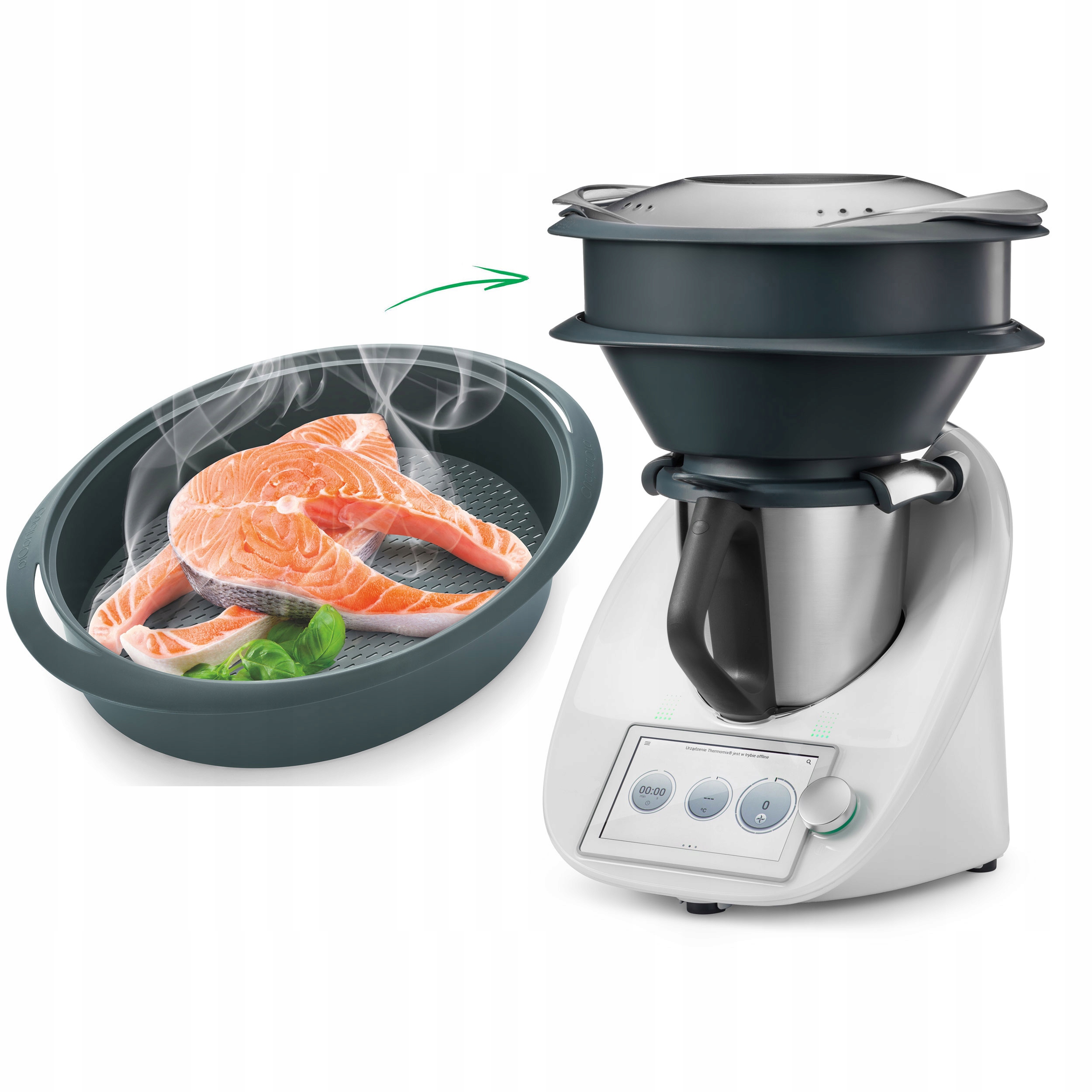 Dodatečná úroveň podlaží pro Thermomix TM6 TM5 TM31 steamLEVEL Bpa Free