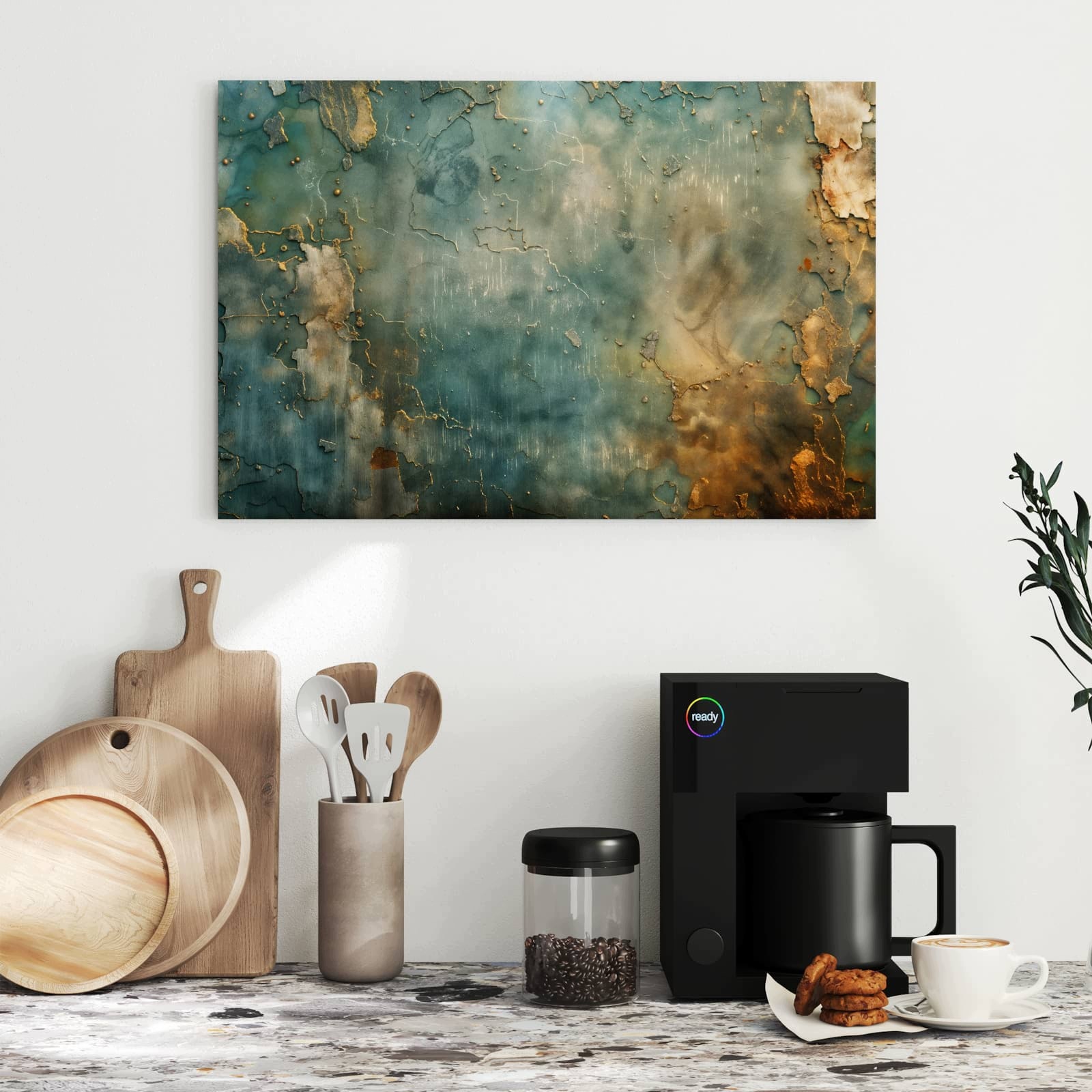 Magnetická tabule Zestárlé Stěna 60 × 40 cm