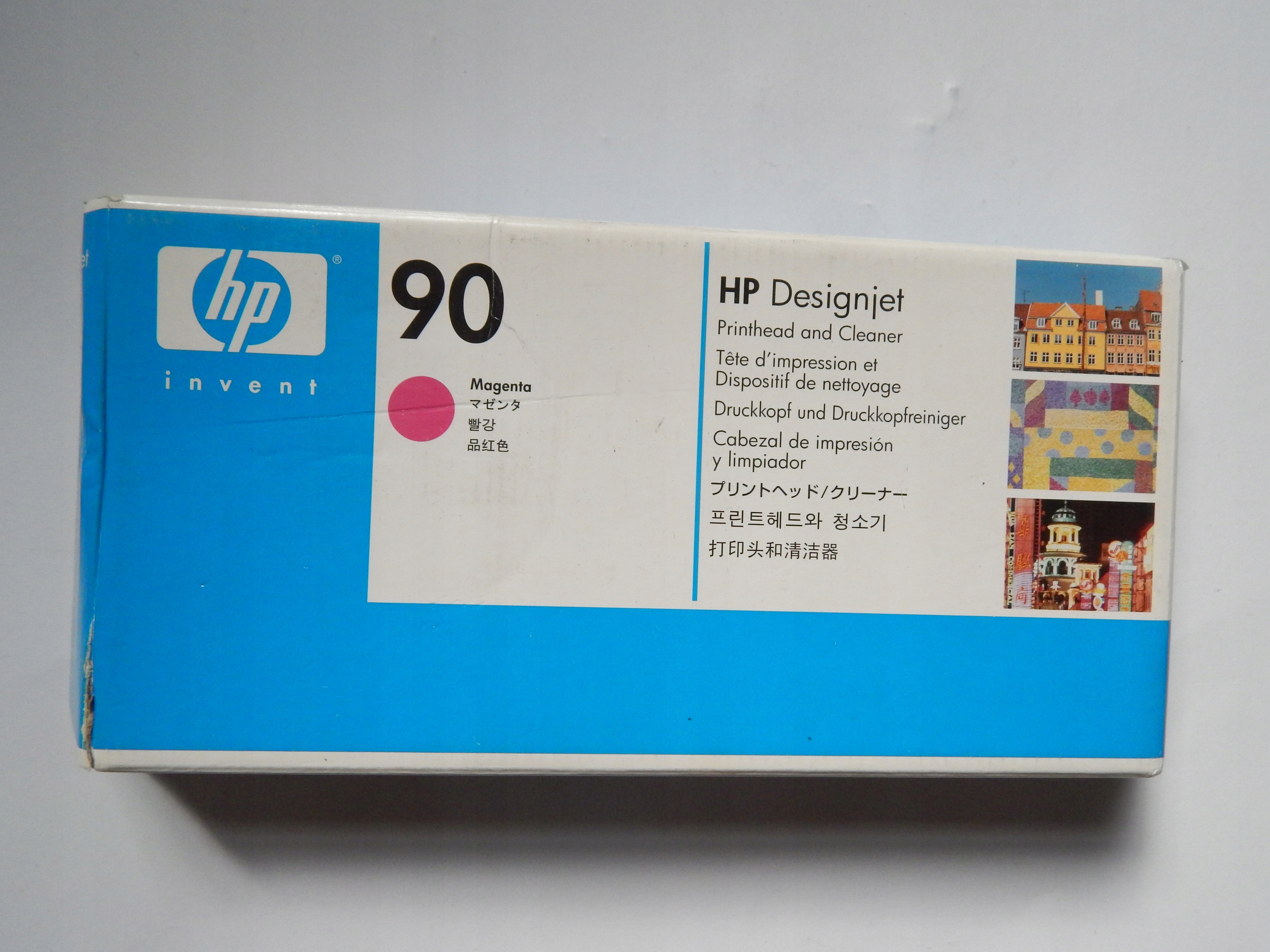 Tlačová hlava a čistič Hp 90, C5056A purpurová