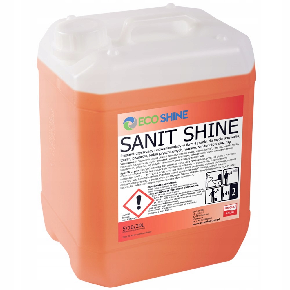 

Eco Shine pianka do sanitariatów i łazienek 5L