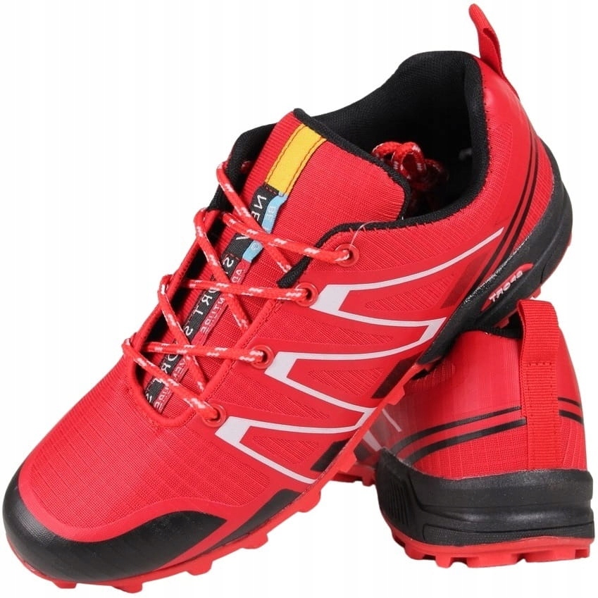 Pohodlné Sportovní Polobotky Šněrovací Boty Červené Bestseller Módní