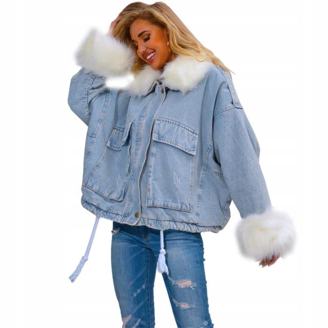 

Kurtka Jeansowa Z Futerkiem Katana Futerko Miś U