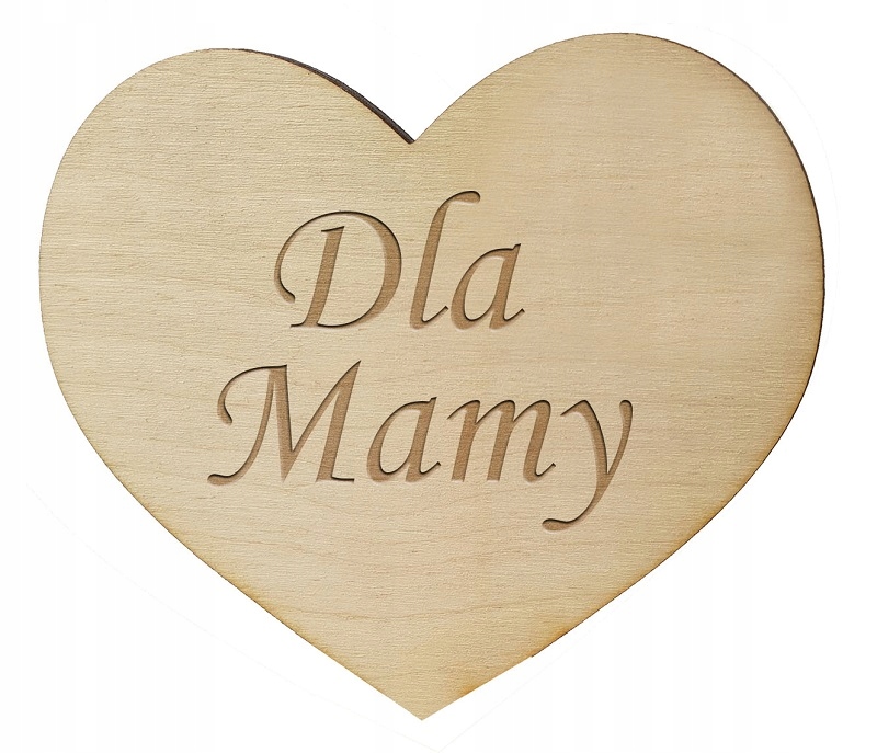 

Serce grawerowane Dla Mamy Dla Mamy dedykacja 5cm