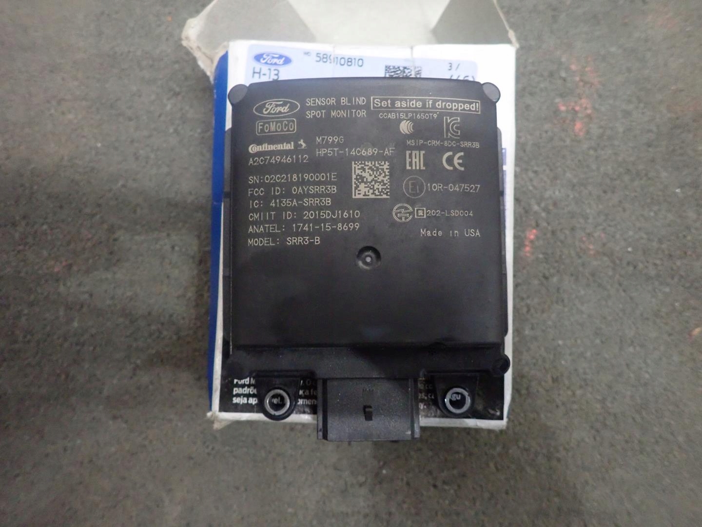 SENSOR MARTWEGO POLA FORD FIESTA MK8 2017