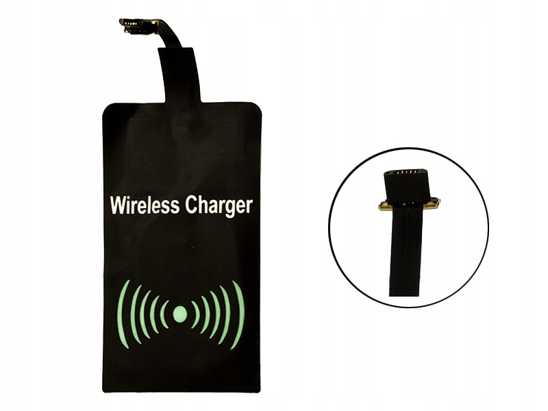

Odbiornik Indukcyjny Adapter Micro Usb Typ A Qi