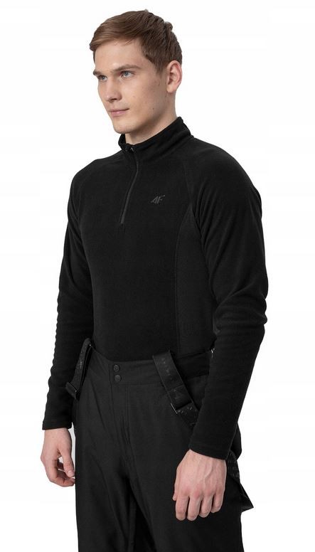 Męski polar zapinany 4F BIMP011 Z22 S czarny Marka 4F