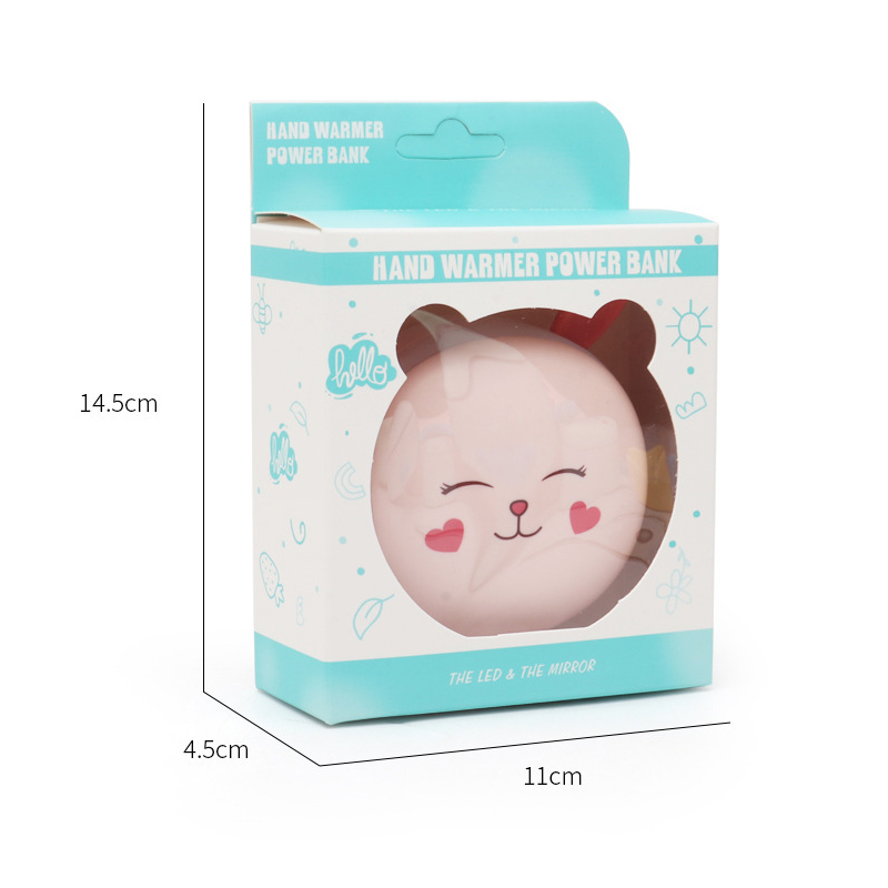 Kieszonkowy Ogrzewacz Rąk Power Bank USB -Różowy Marka inna