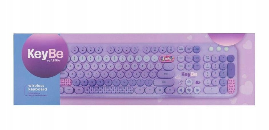 Klawiatura Bezprzewodowa Lovely Lavender