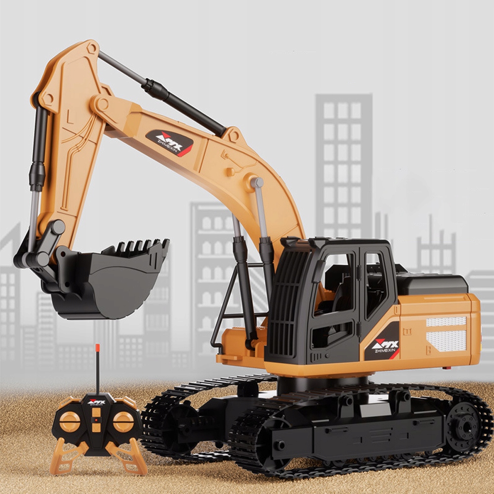 ZDALNIE STEROWANA KOPARKA NA PILOT ŁYŻKĄ Z ŚWIATŁO LED ZABAWKA DLA DZIECI Kod producenta SFW