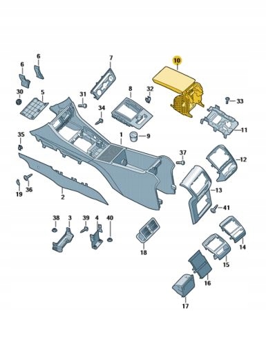 *PODŁOKIETNIK SKODA SUPERB ORYGINAL OE