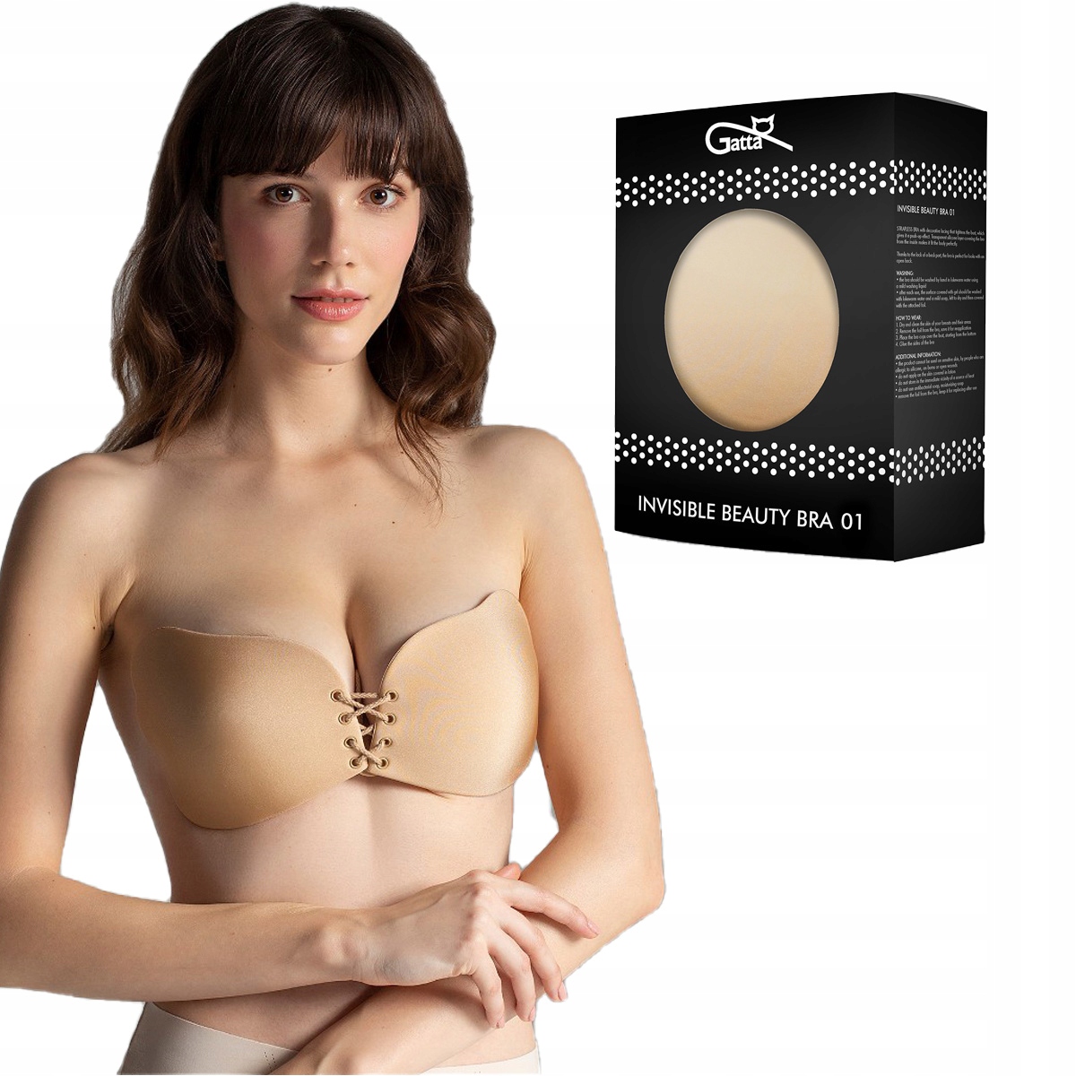 

Biustonosz samonośny Gatta Bodywear beżowy B