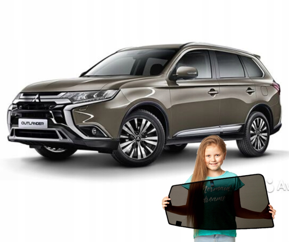 Záclony na magnetech Mitsubishi Outlander III 3