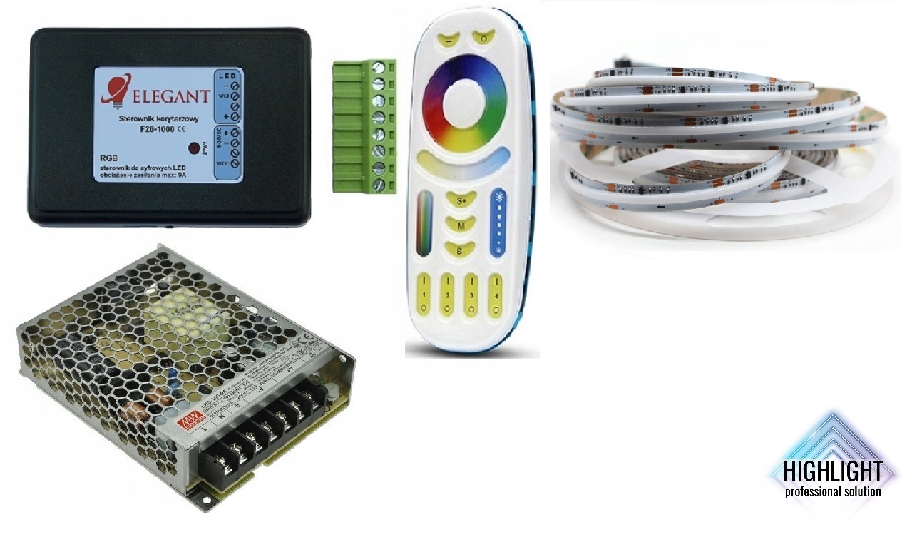 5 m Led osvětlení chodby Cob WS2811 Rgb F26 24V srolujte/rozviňte světlo