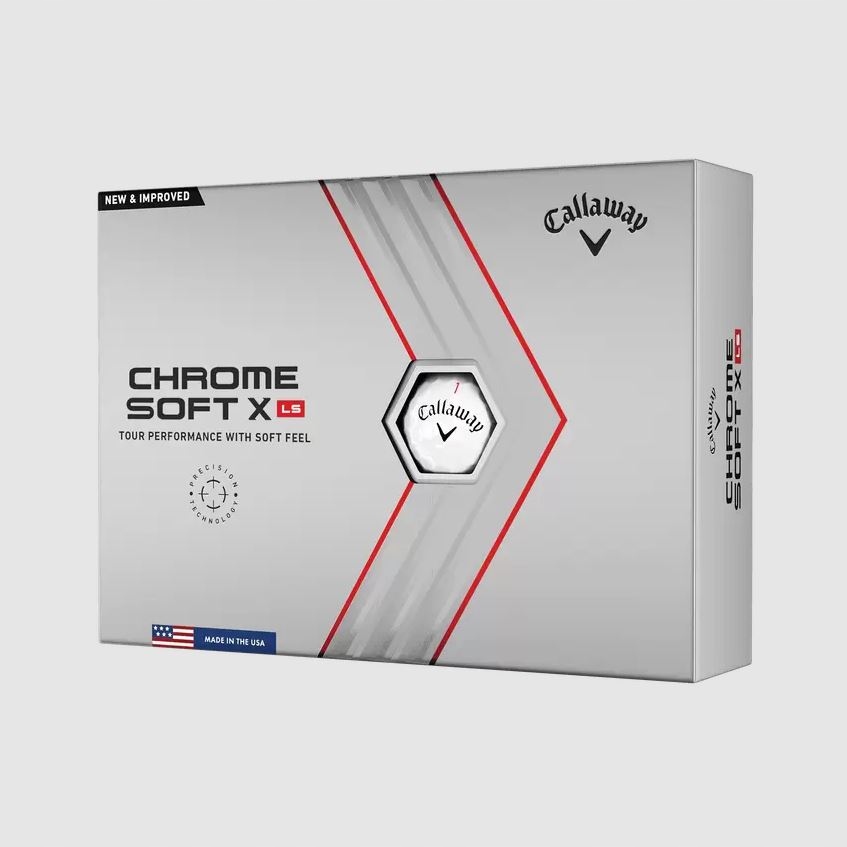 Piłki golfowe Callaway Chrome Soft X Ls tuzin
