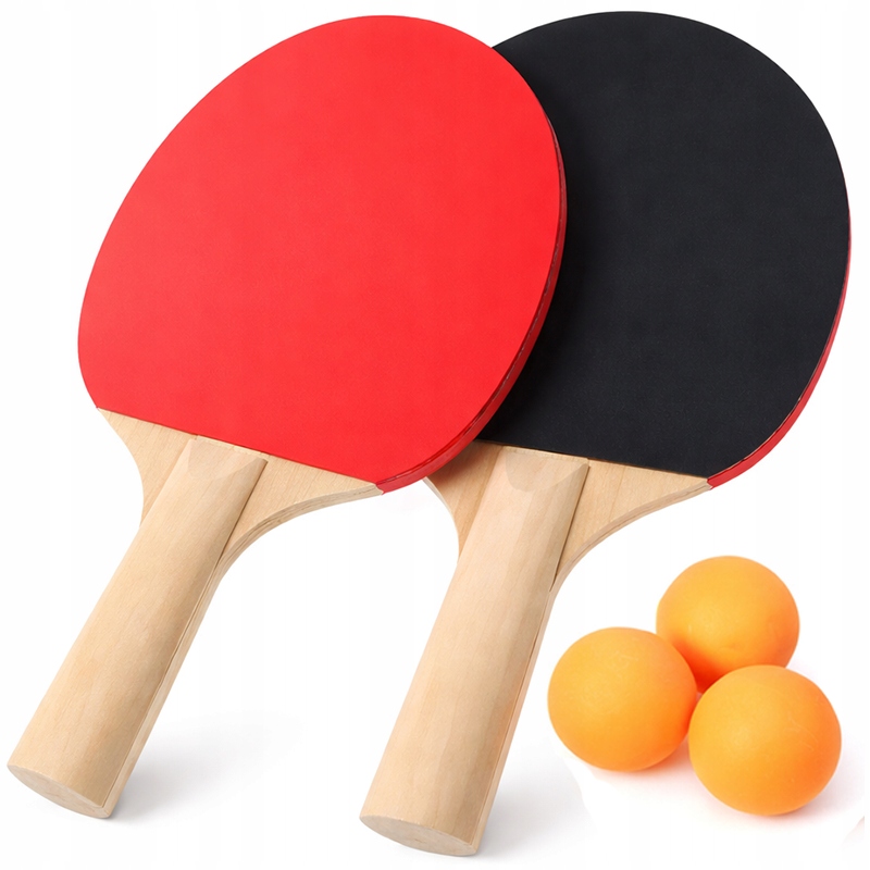 Paletki Do Ping Ponga Ratkietki Do Tenisa Stołowego 3 Piłeczki Zestaw
