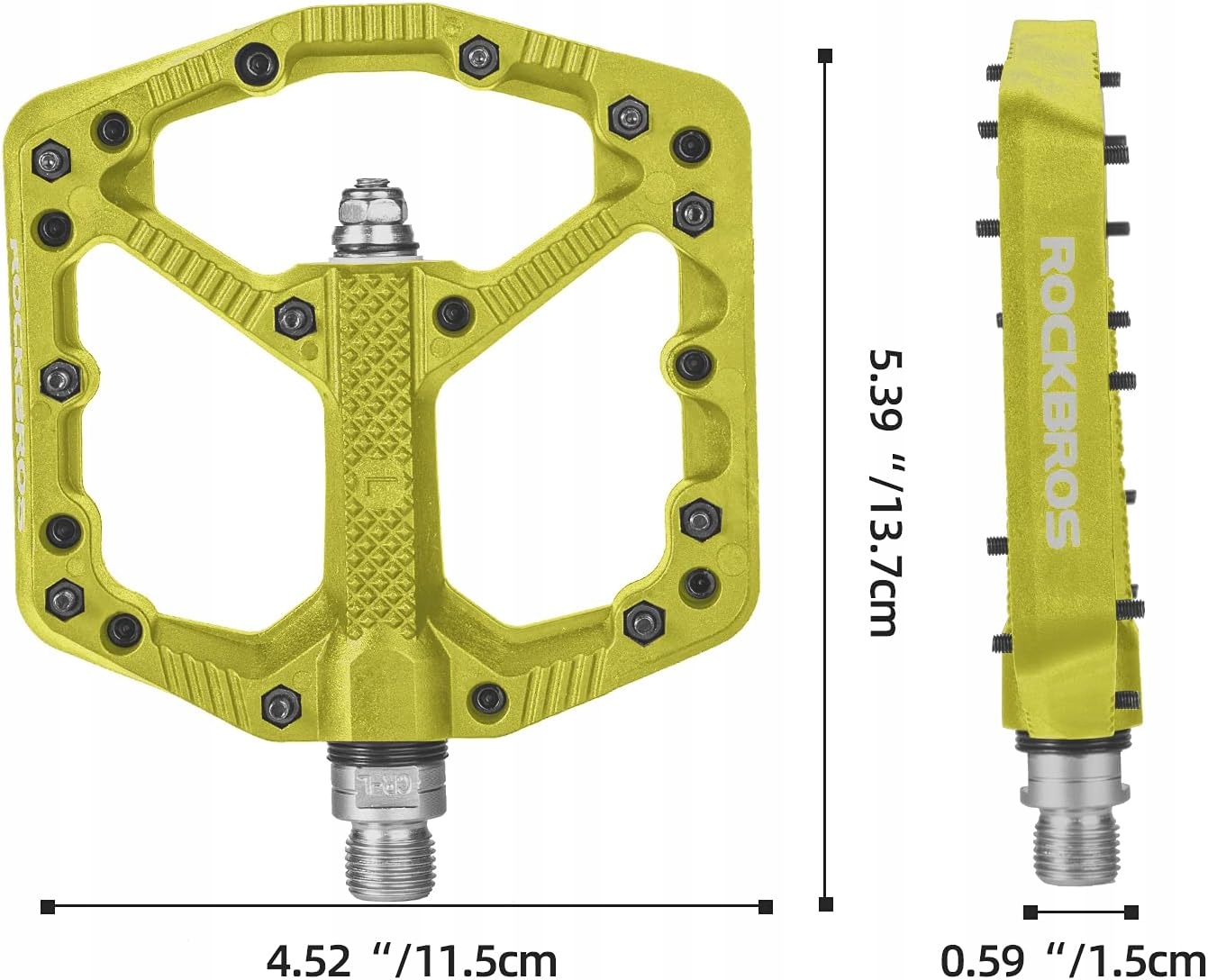 PEDAŁY ROWEROWE ROCKBROS NYLON PLATFORMY 2021 Przeznaczenie pedały MTB