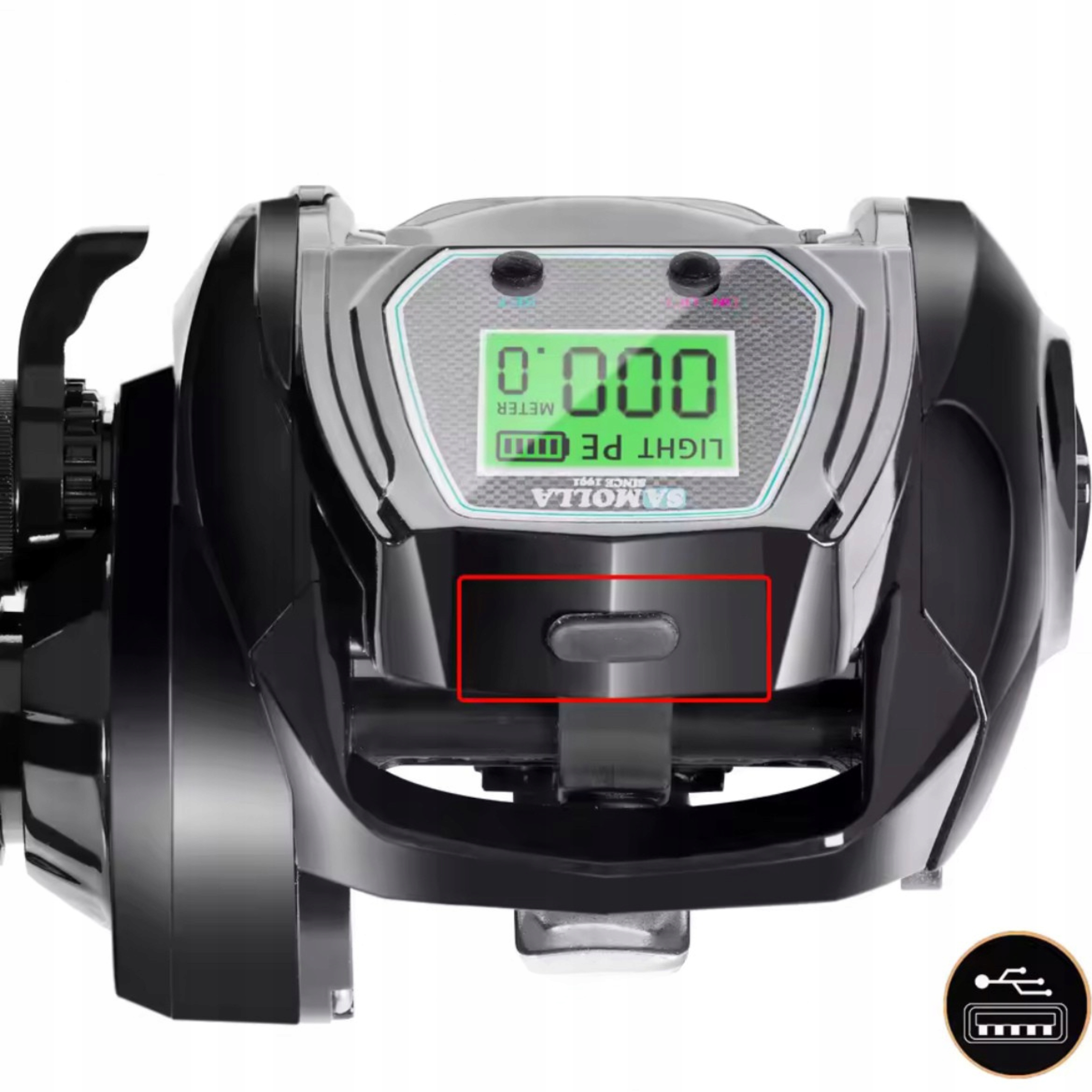 Multiplikátor 16KG Elektrický naviják Pravý Castingový Nízkoprofilový