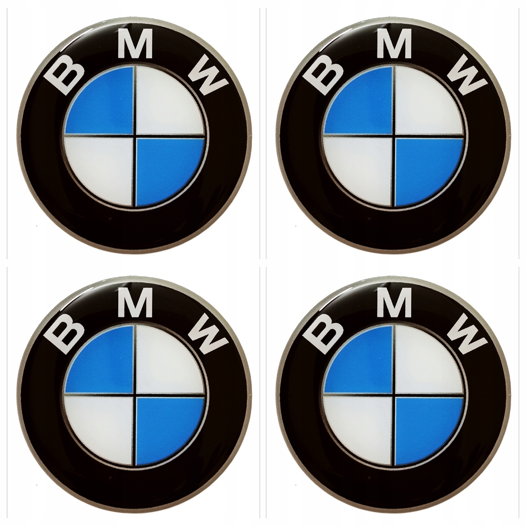 

Emblemat Logo Znaczek 3D Bmw 78 mm 4szt.