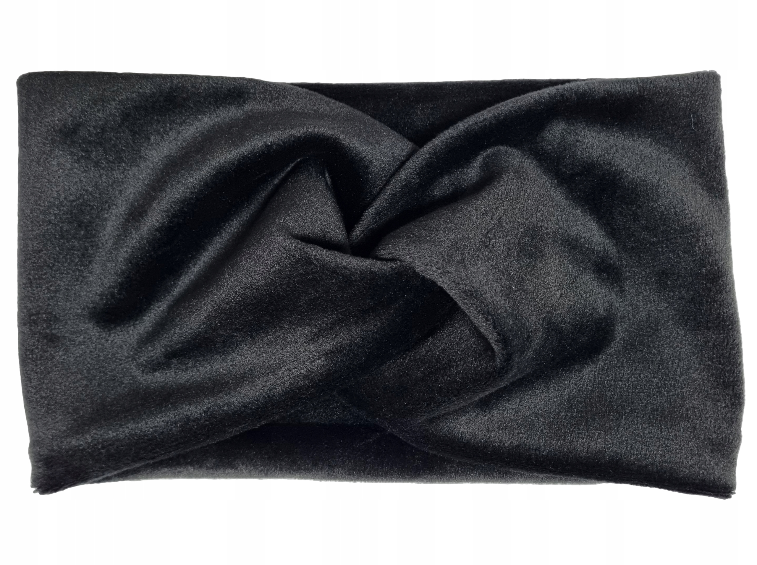 Piękna OPASKA damska WELUROWA CIEPŁA WĘZEŁ KOLORY Model OPASKA WELUROWA