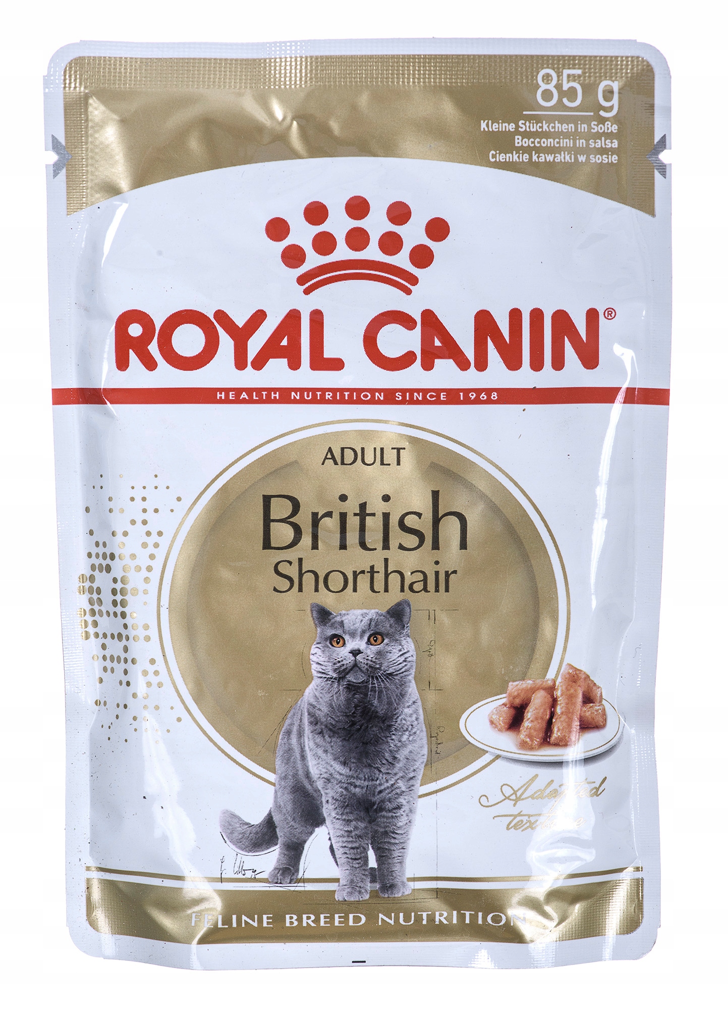 Levně Krmivo Vlhké pro kočky Royal Canin British kuře 96x85 g