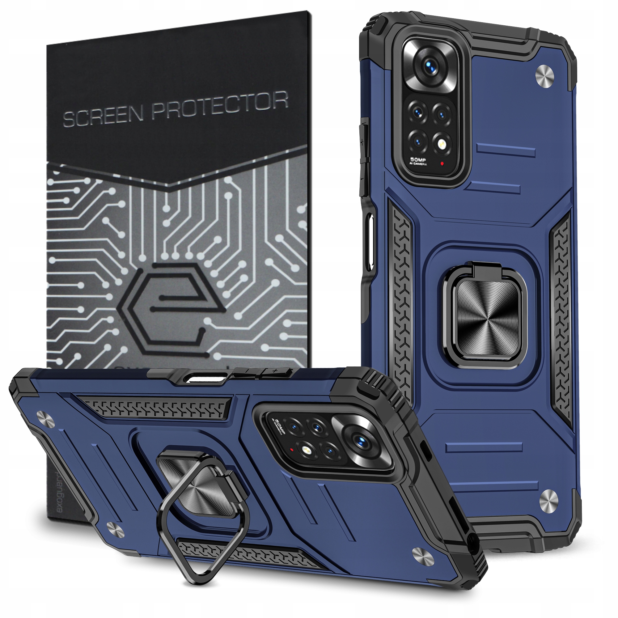 

Etui Pancerne+szkło do Xiaomi Redmi Note 11 11S