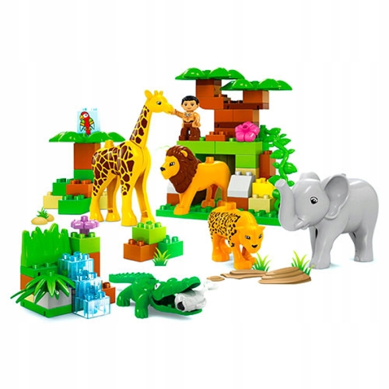 KLOCKI JDLT 5286 DUŻE ZOO 83 EL