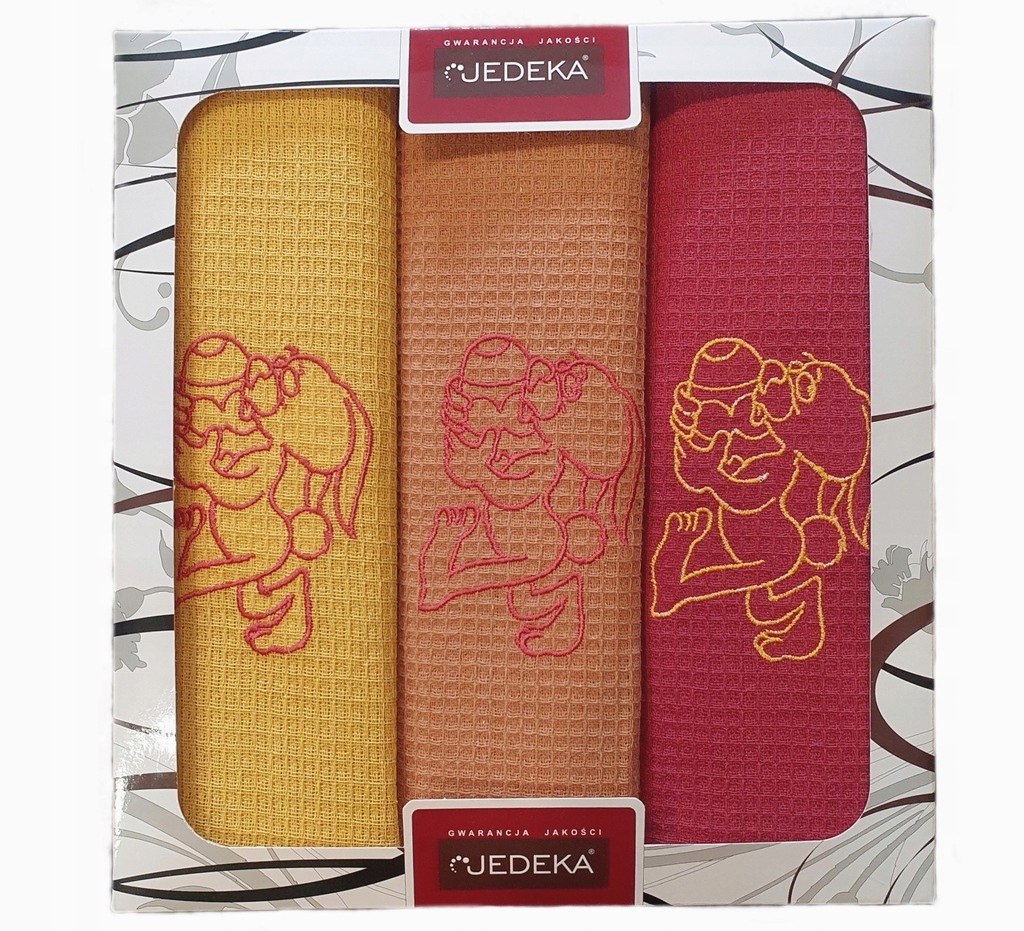 2 x sada utěrek Velikonoce 3ks 45x60 cm výšivka