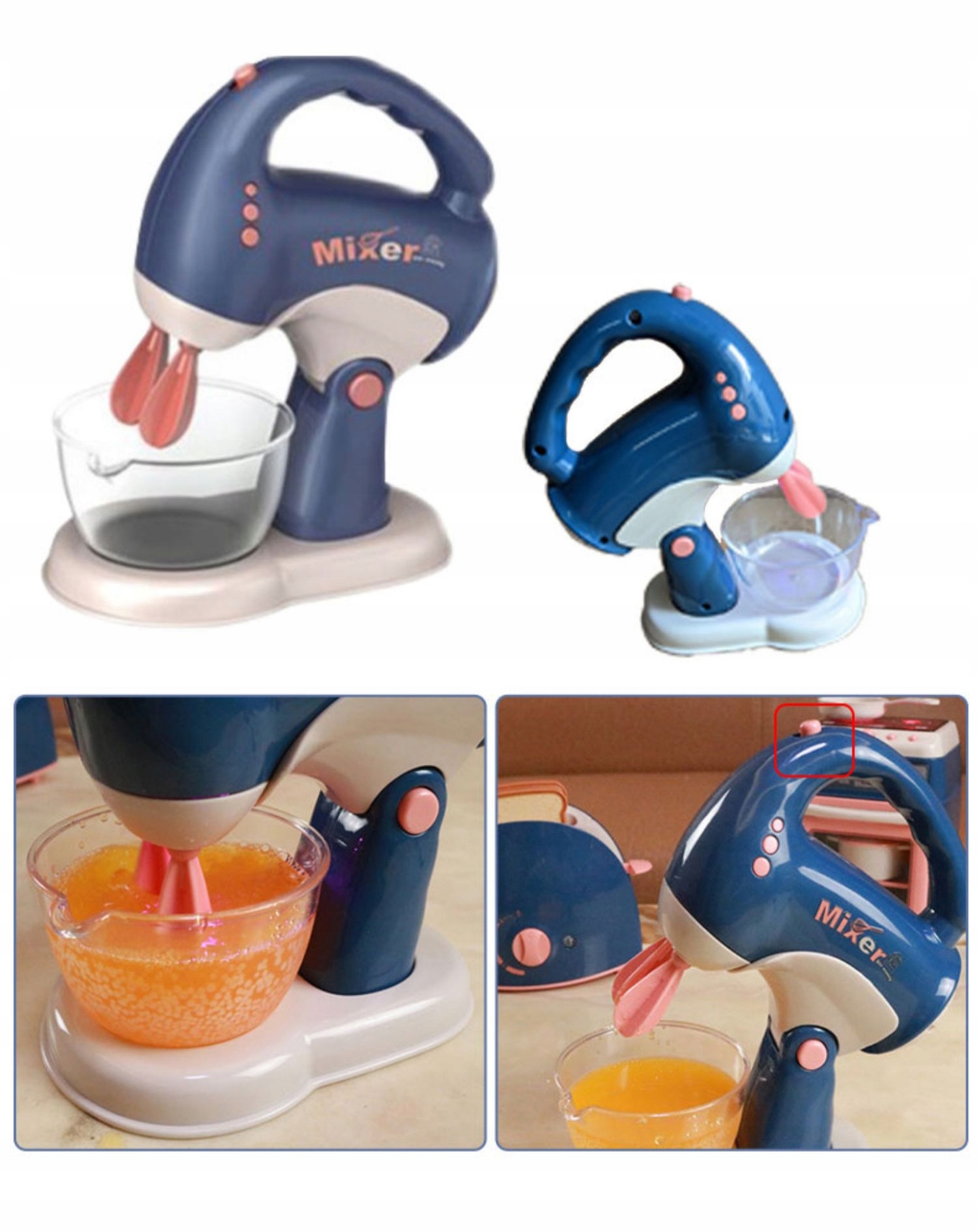 MIKSER ROBOT KUCHENNY DLA DZIECI AGD ŚWIATŁO 6CE Kod producenta 6CE