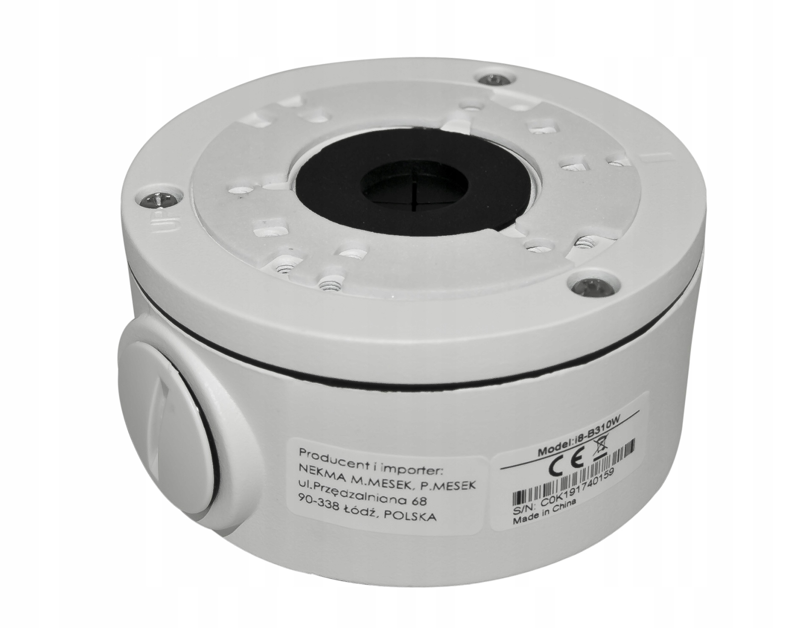 Puszka montażowa do kamer Cctv i8-B310W Internec