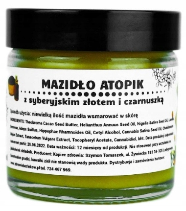 

Mazidło Atopik z syberyjskim złotem i czarnuszką