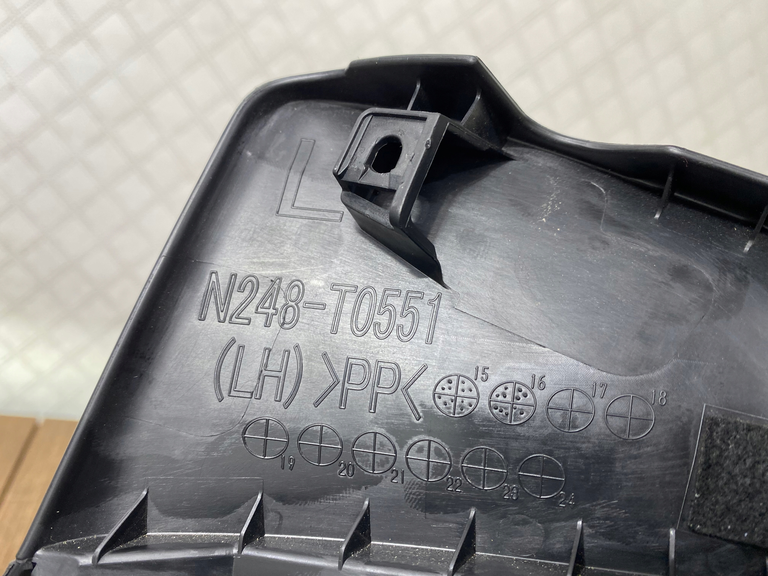 MAZDA MX-5 ND 2015-2024 cover rear left PANEL N248T0551 LH