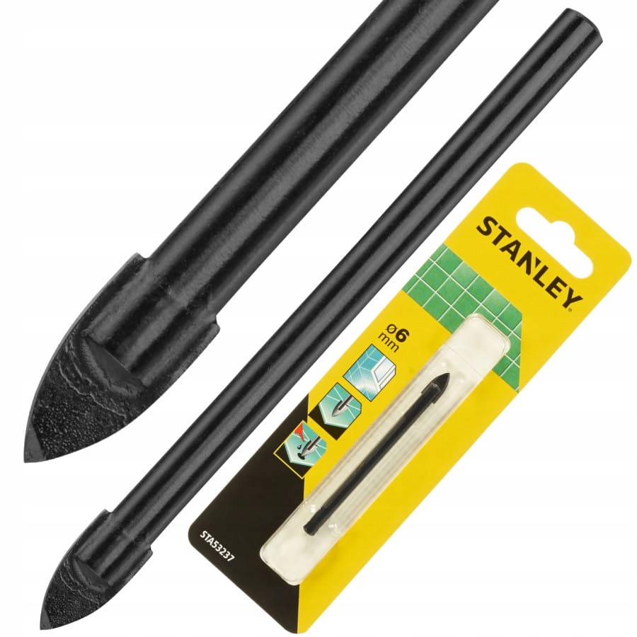 Wiertło do płytek ceramiki STANLEY STA53237 6mm