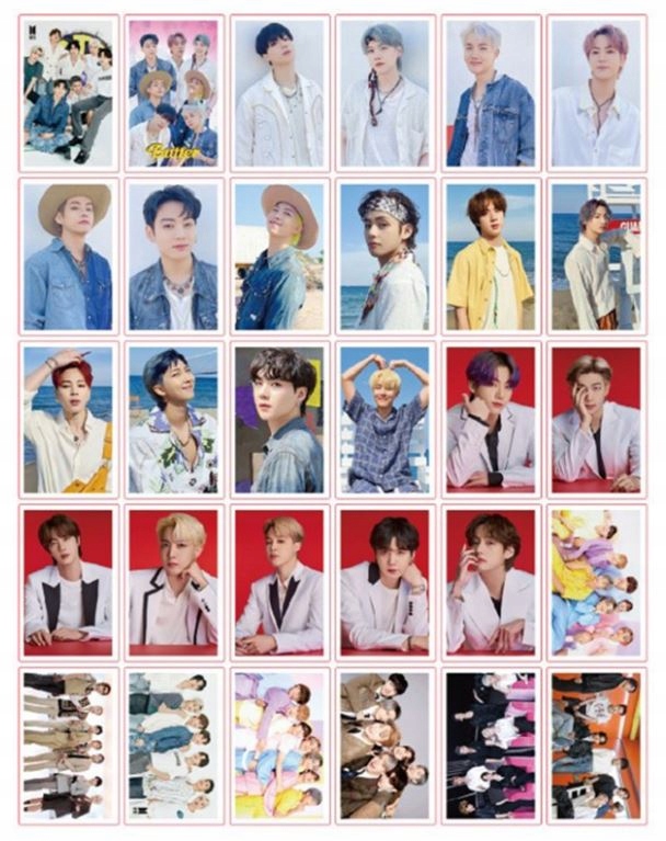 BTS BANGTAN BOYS KARTY LOMO kpop k-pop Tematyka, motyw KPOP, K-POP