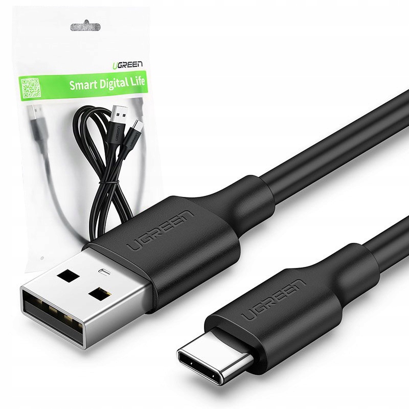 

Krótki kabel Usb-c do Usb-c Typ-C 2A 0,5 m metra
