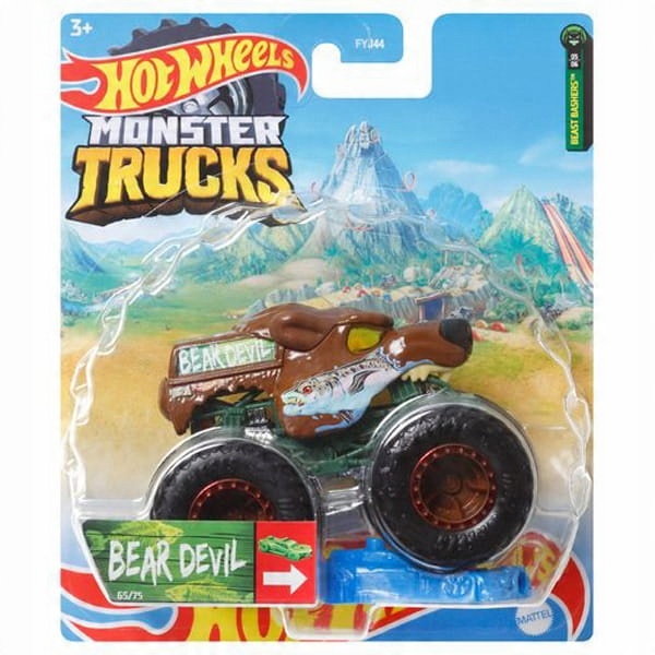

Hot Wheels Monster Truck Bear Devil 1:64, HCP39